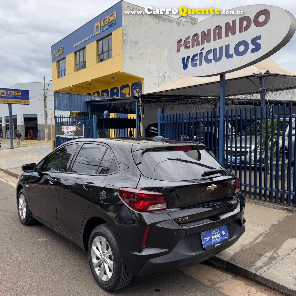 CHEVROLET   ONIX HATCH LT 1.0 12V TB FLEX 5P AUT.   PRETO 2020 1.0 FLEX - Loja