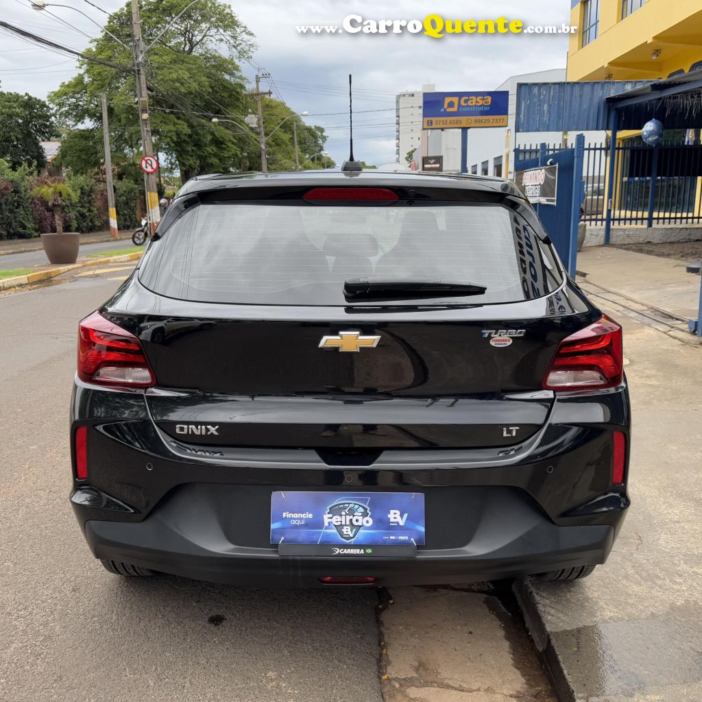 CHEVROLET   ONIX HATCH LT 1.0 12V TB FLEX 5P AUT.   PRETO 2020 1.0 FLEX - Loja