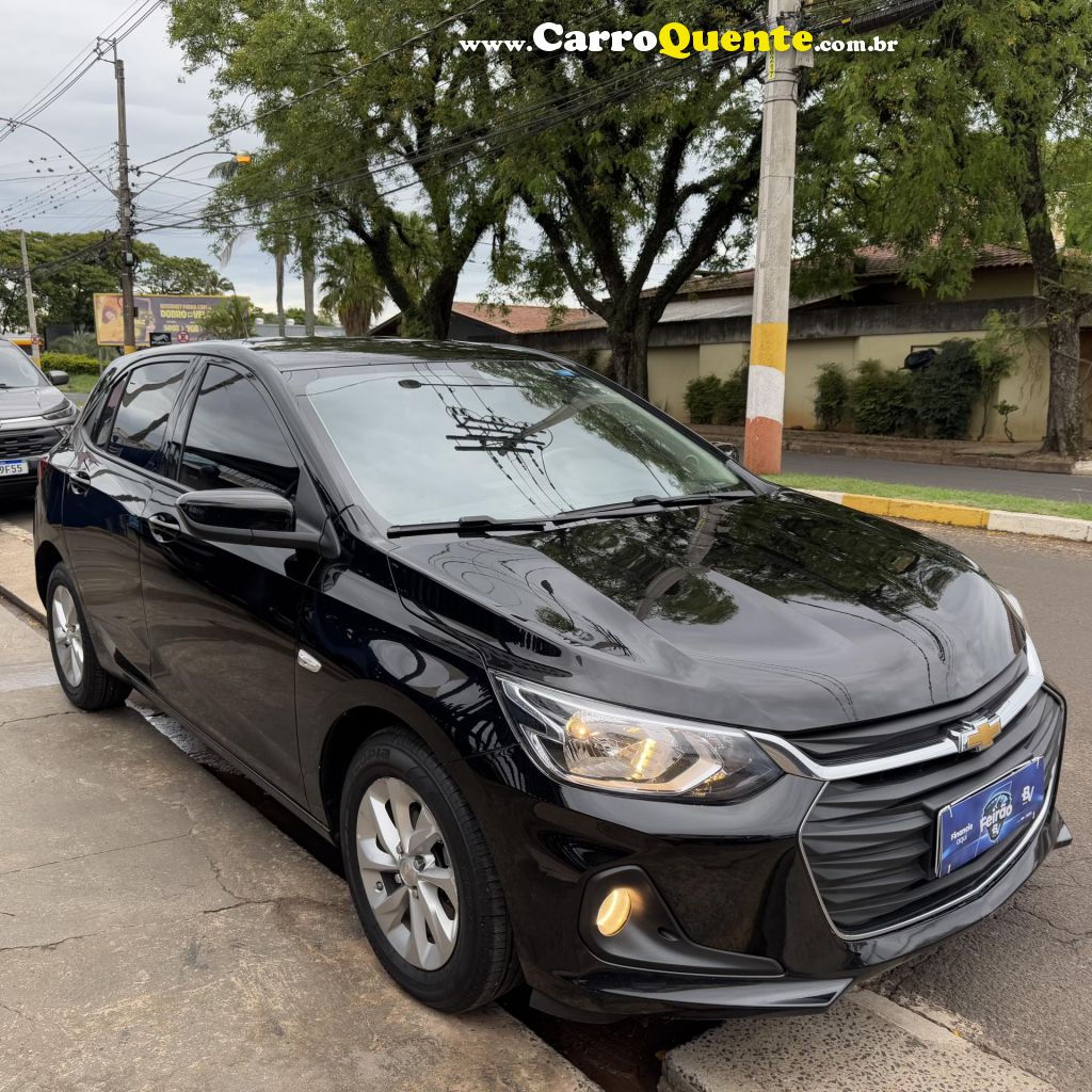 CHEVROLET   ONIX HATCH LT 1.0 12V TB FLEX 5P AUT.   PRETO 2020 1.0 FLEX - Loja