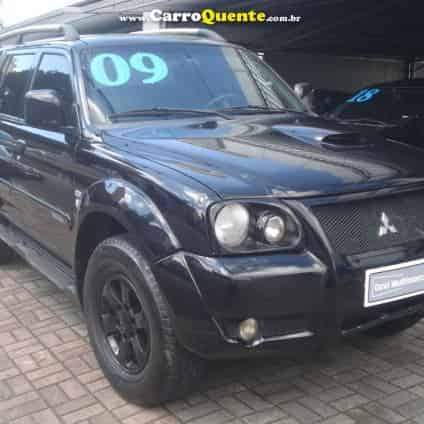 MITSUBISHI   PAJERO SPORT HPE 2.5 4X4 DIESEL MEC.   PRETO 2009 2.5 DIESEL