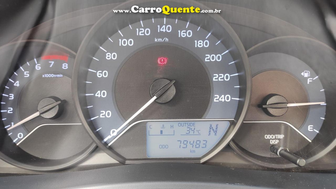 TOYOTA   COROLLA GLI 1.8 FLEX 16V  AUT.   PRATA 2018 1.8 FLEX - Loja