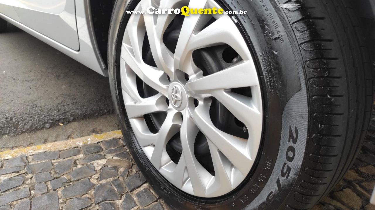 TOYOTA   COROLLA GLI 1.8 FLEX 16V  AUT.   PRATA 2018 1.8 FLEX - Loja