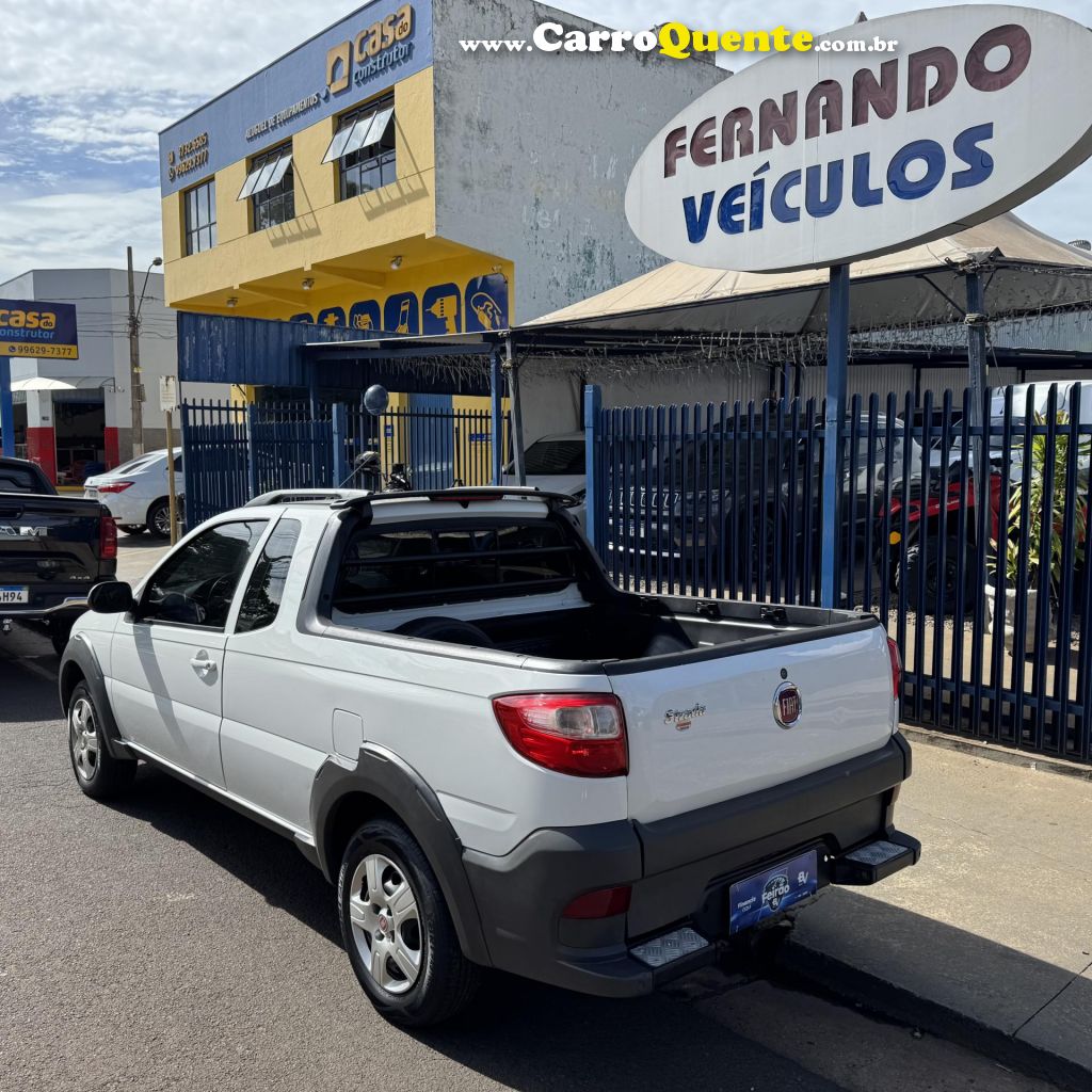 FIAT   STRADA WORKING HARD 1.4 FIRE FLEX 8V CE   BRANCO 2018 1.4 FLEX - Loja