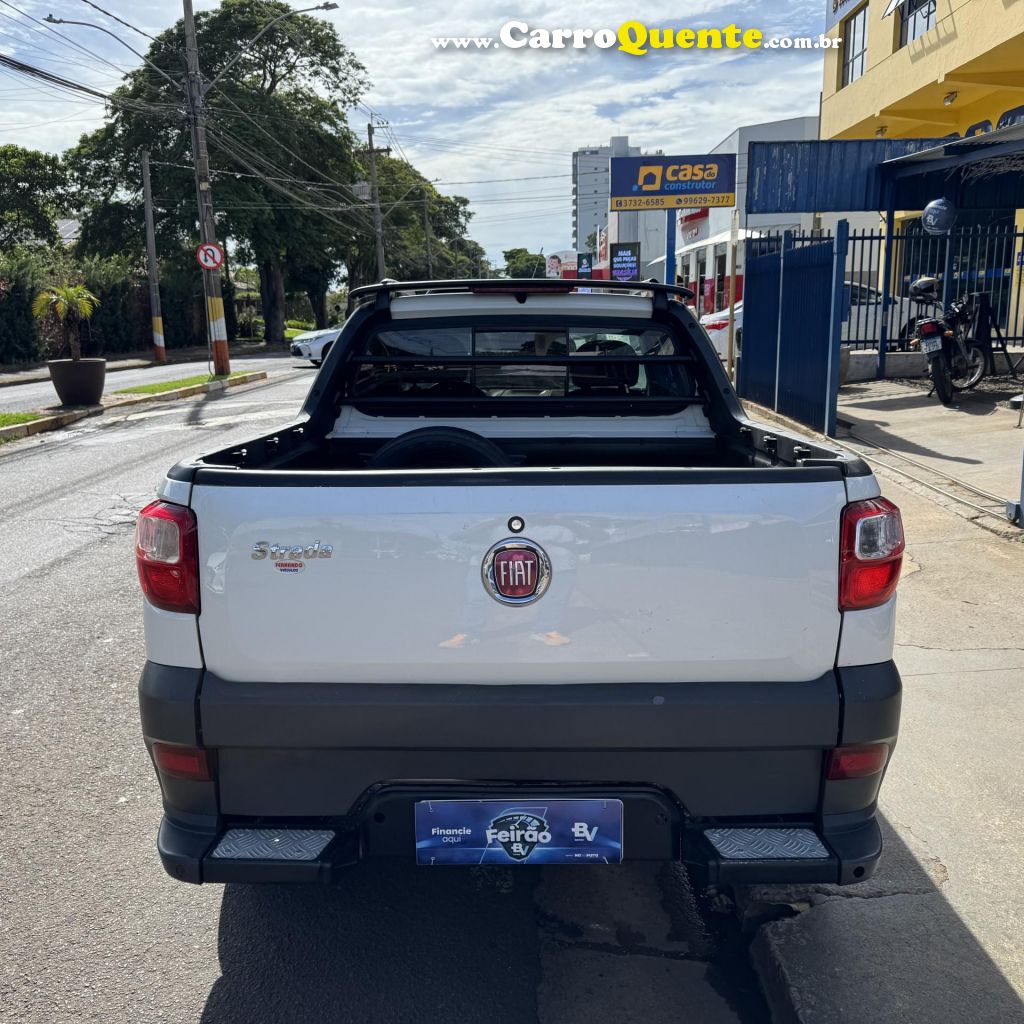 FIAT   STRADA WORKING HARD 1.4 FIRE FLEX 8V CE   BRANCO 2018 1.4 FLEX - Loja