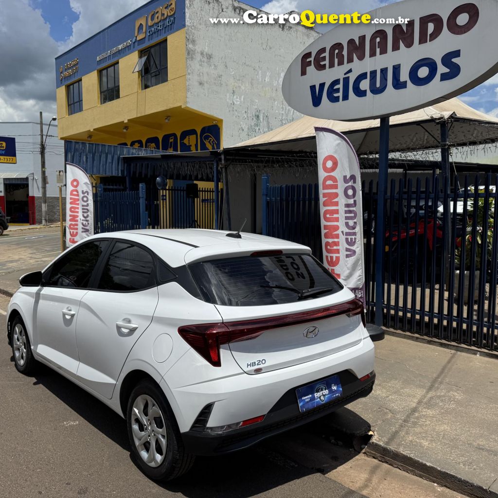 HYUNDAI   HB20 COMFORT 1.0 FLEX 12V MEC.   BRANCO 2024 1.0 FLEX - Loja