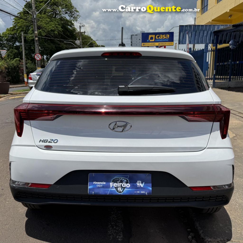 HYUNDAI   HB20 COMFORT 1.0 FLEX 12V MEC.   BRANCO 2024 1.0 FLEX - Loja