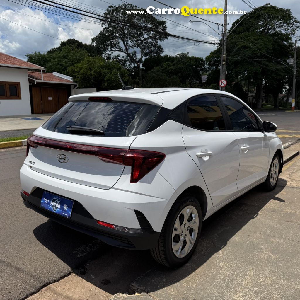 HYUNDAI   HB20 COMFORT 1.0 FLEX 12V MEC.   BRANCO 2024 1.0 FLEX - Loja