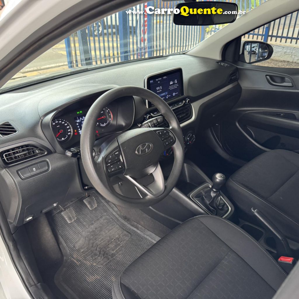 HYUNDAI   HB20 COMFORT 1.0 FLEX 12V MEC.   BRANCO 2024 1.0 FLEX - Loja