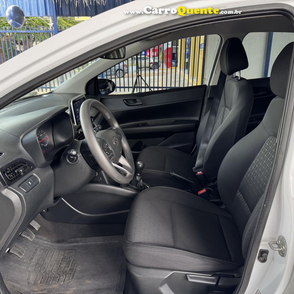 HYUNDAI   HB20 COMFORT 1.0 FLEX 12V MEC.   BRANCO 2024 1.0 FLEX - Loja