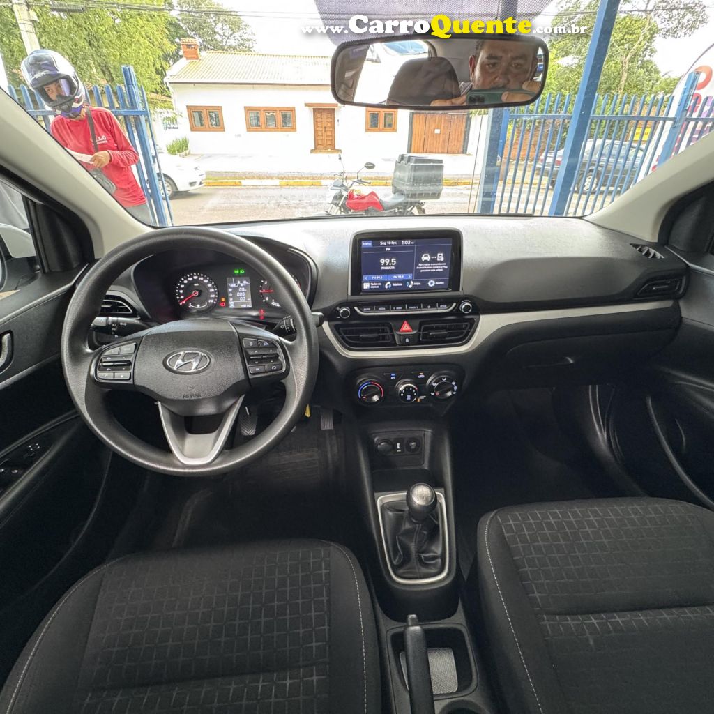 HYUNDAI   HB20 COMFORT 1.0 FLEX 12V MEC.   BRANCO 2024 1.0 FLEX - Loja