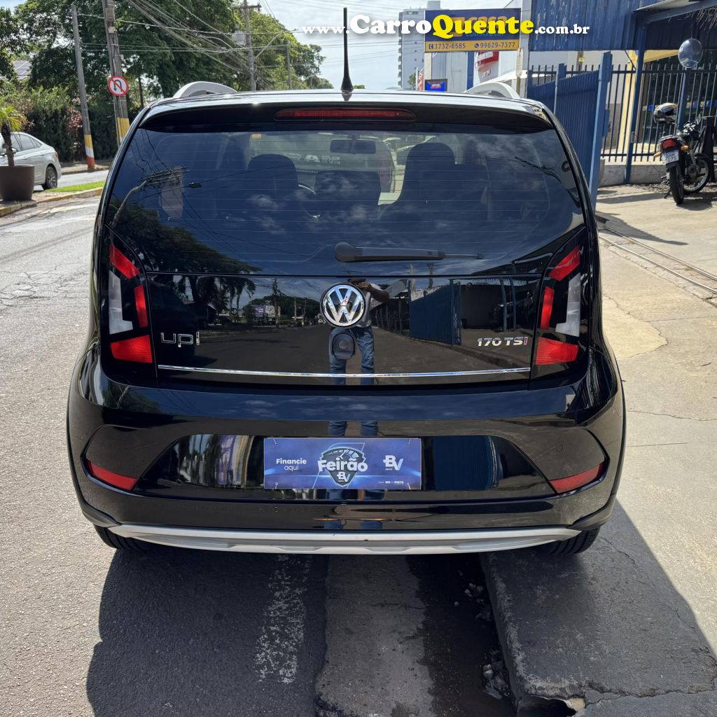 VOLKSWAGEN   UP! CROSS 1.0 TSI TOTAL FLEX 12V 5P   PRETO 2019 1.0 FLEX - Loja
