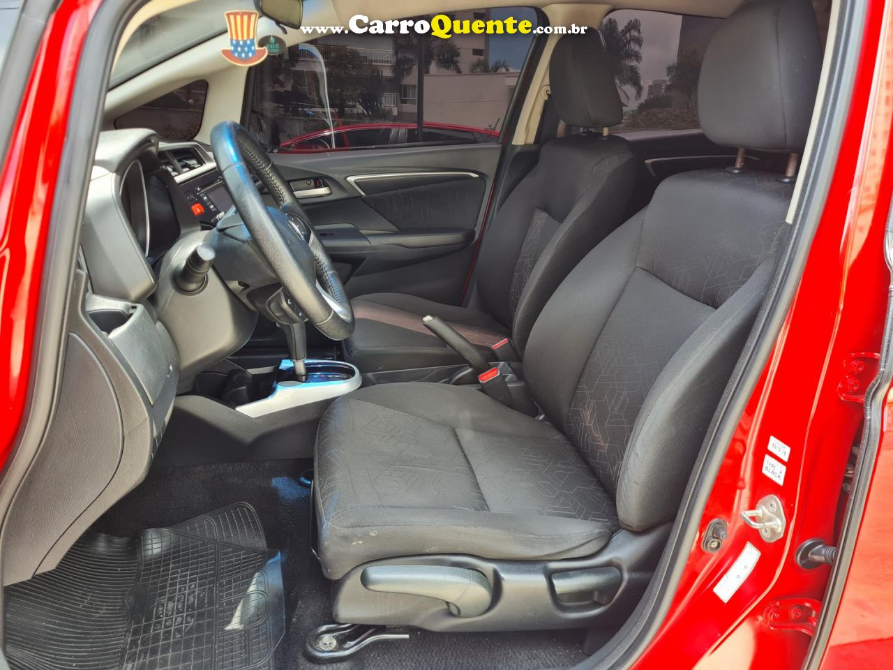 HONDA   FIT EXSEX 1.5 FLEXFLEXONE 16V 5P AUT.   VERMELHO 2016 1.5 GASOLINA - Loja
