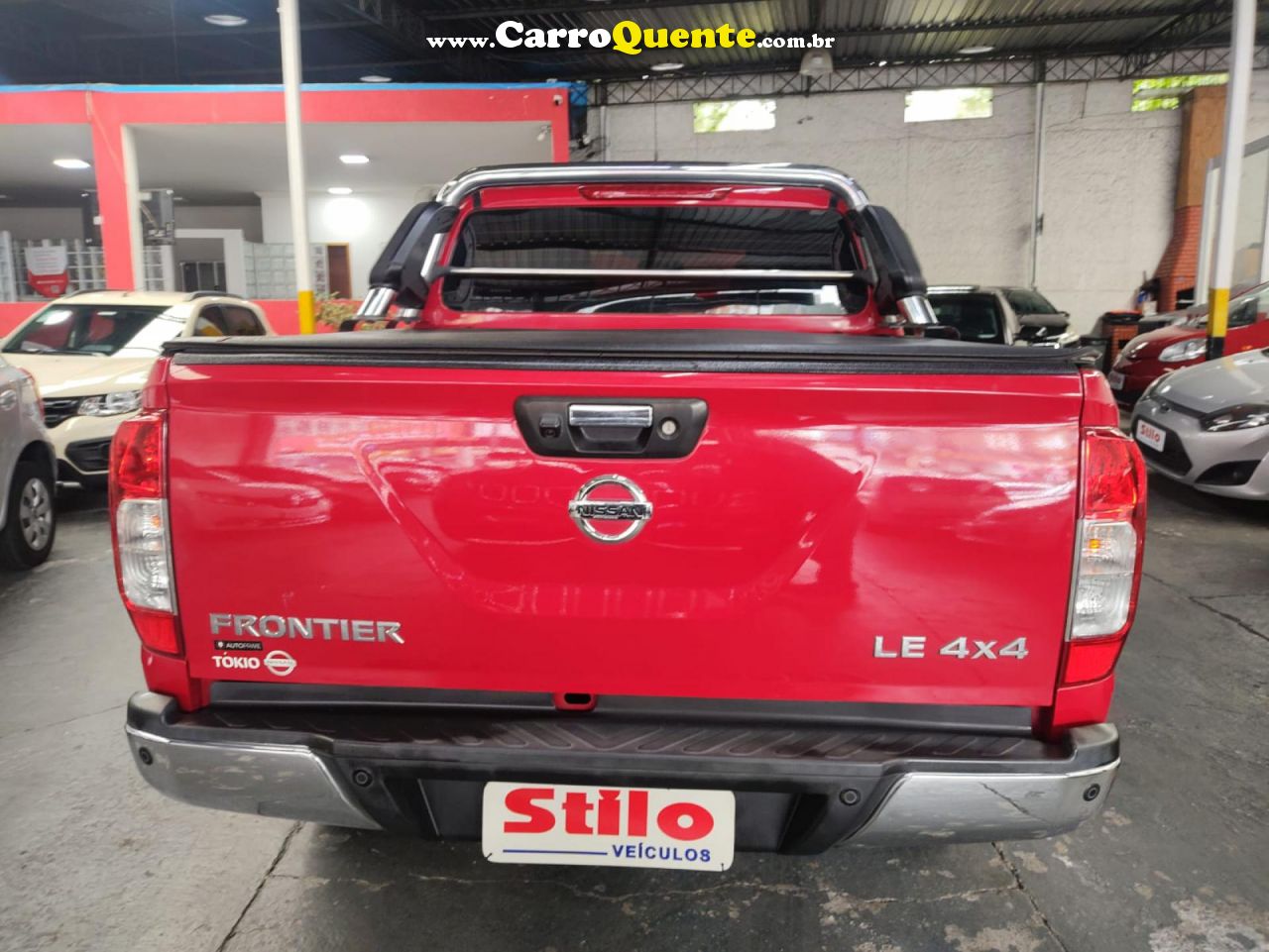 NISSAN   FRONTIER LE CD 4X4 2.3 BI-TB DIESEL AUT.   VERMELHO 2018 2.3 DIESEL - Loja