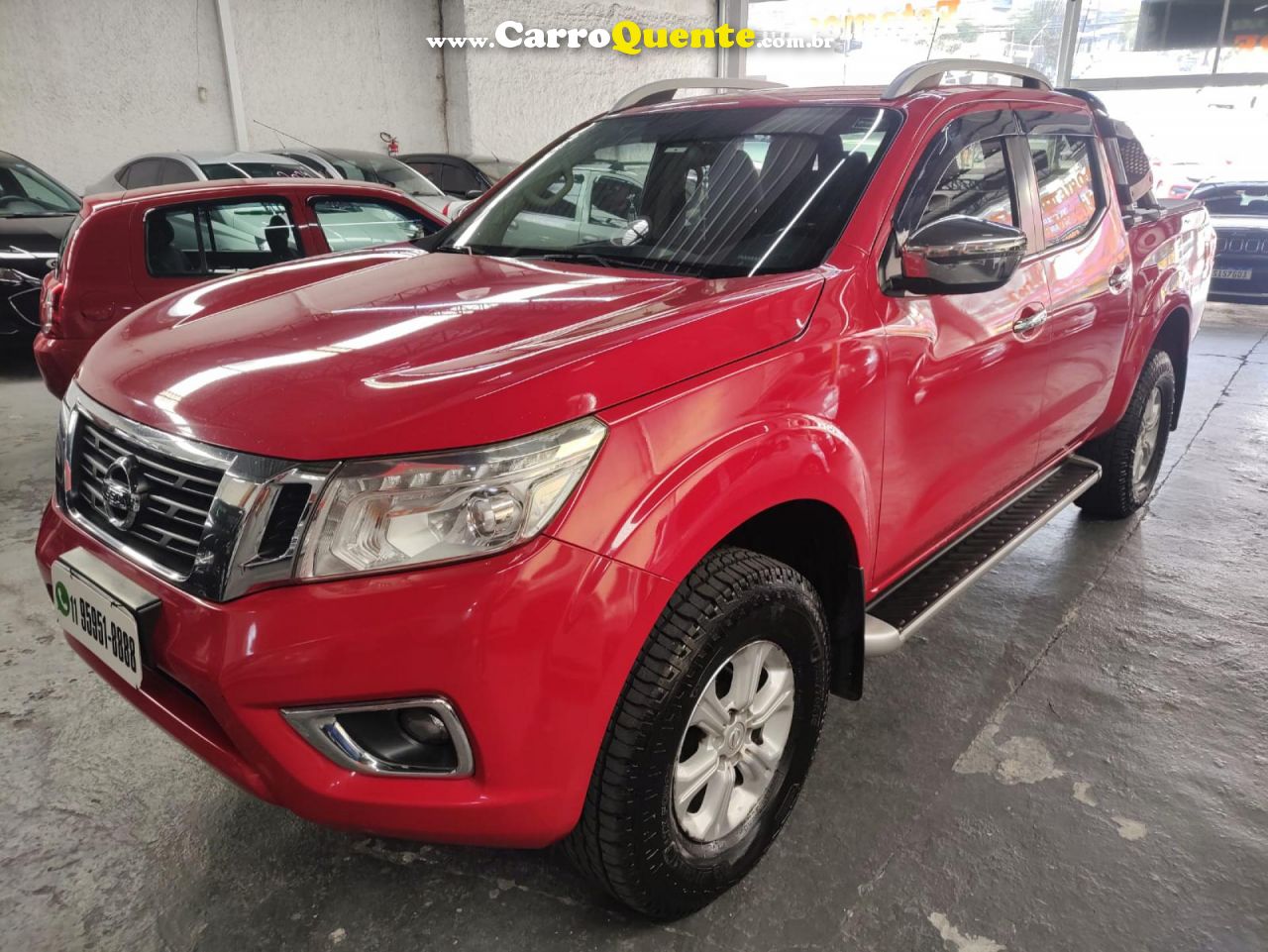 NISSAN   FRONTIER LE CD 4X4 2.3 BI-TB DIESEL AUT.   VERMELHO 2018 2.3 DIESEL - Loja