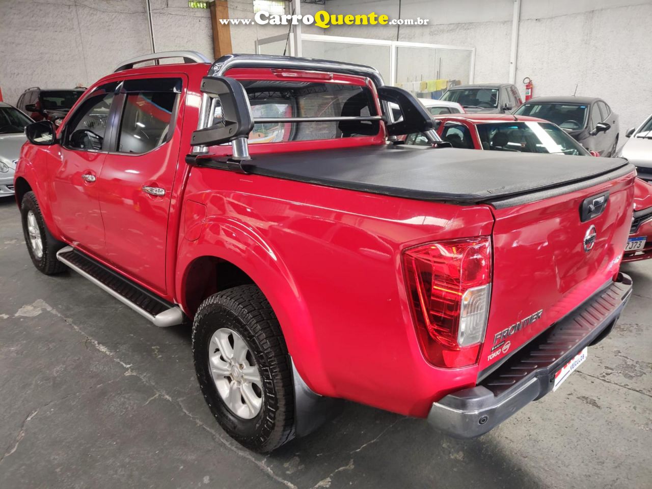 NISSAN   FRONTIER LE CD 4X4 2.3 BI-TB DIESEL AUT.   VERMELHO 2018 2.3 DIESEL - Loja