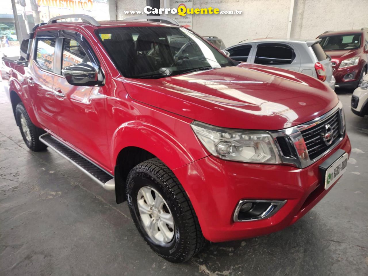 NISSAN   FRONTIER LE CD 4X4 2.3 BI-TB DIESEL AUT.   VERMELHO 2018 2.3 DIESEL - Loja