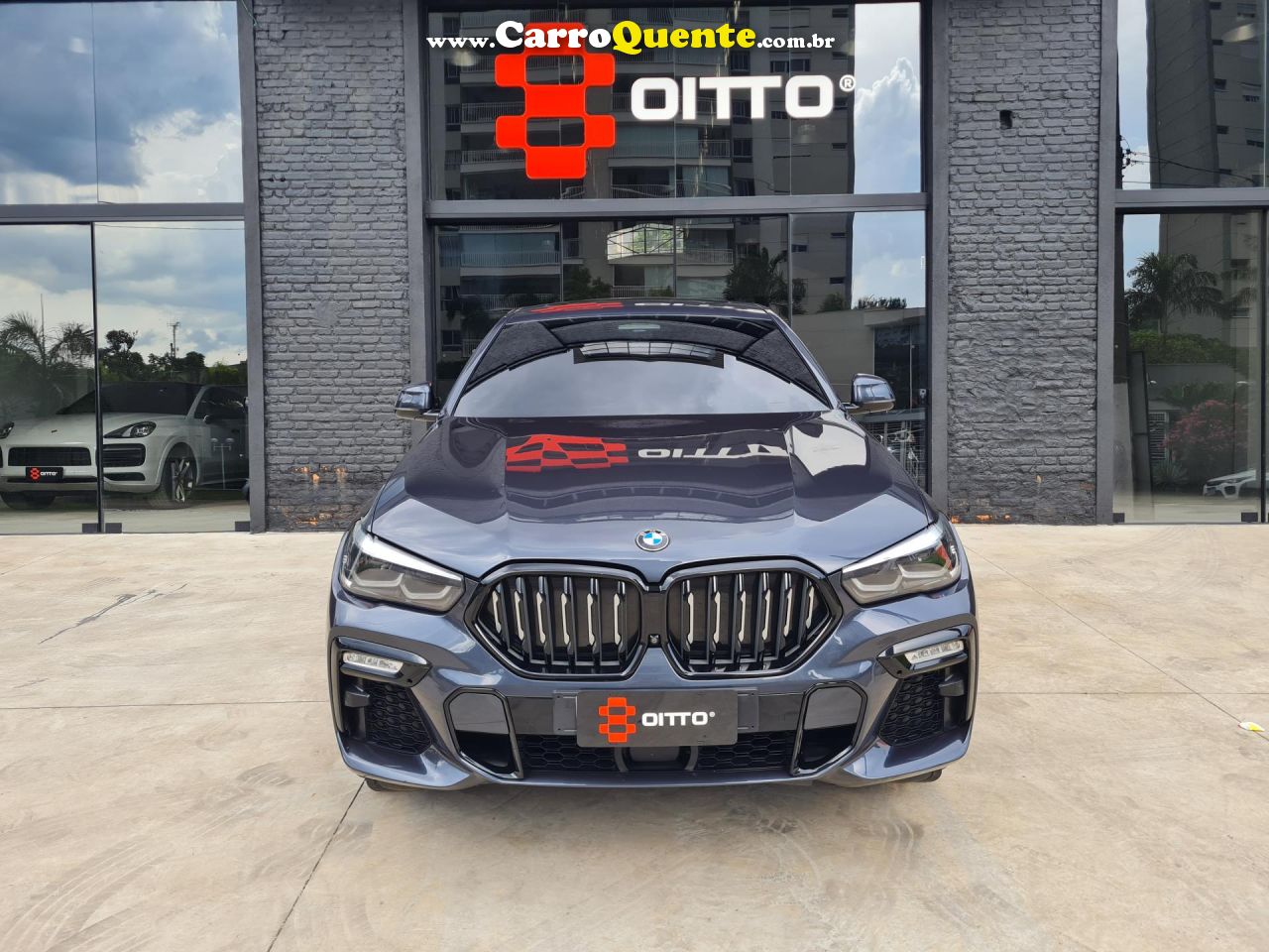 BMW   X6 XDRIVE 40I M SPORT 3.0 BI-TURBO   CINZA 2020 3.0 GASOLINA - Loja