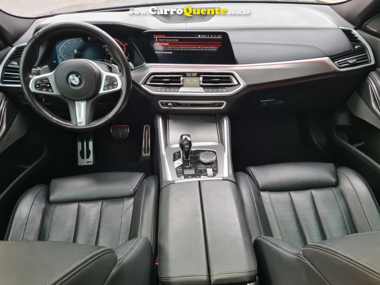 BMW   X6 XDRIVE 40I M SPORT 3.0 BI-TURBO   CINZA 2020 3.0 GASOLINA - Loja