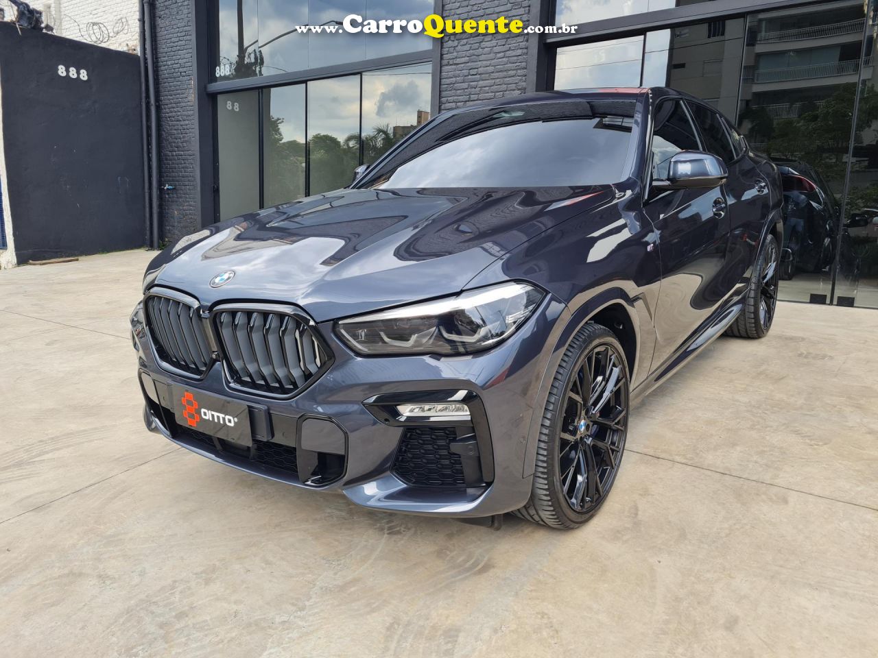 BMW   X6 XDRIVE 40I M SPORT 3.0 BI-TURBO   CINZA 2020 3.0 GASOLINA - Loja