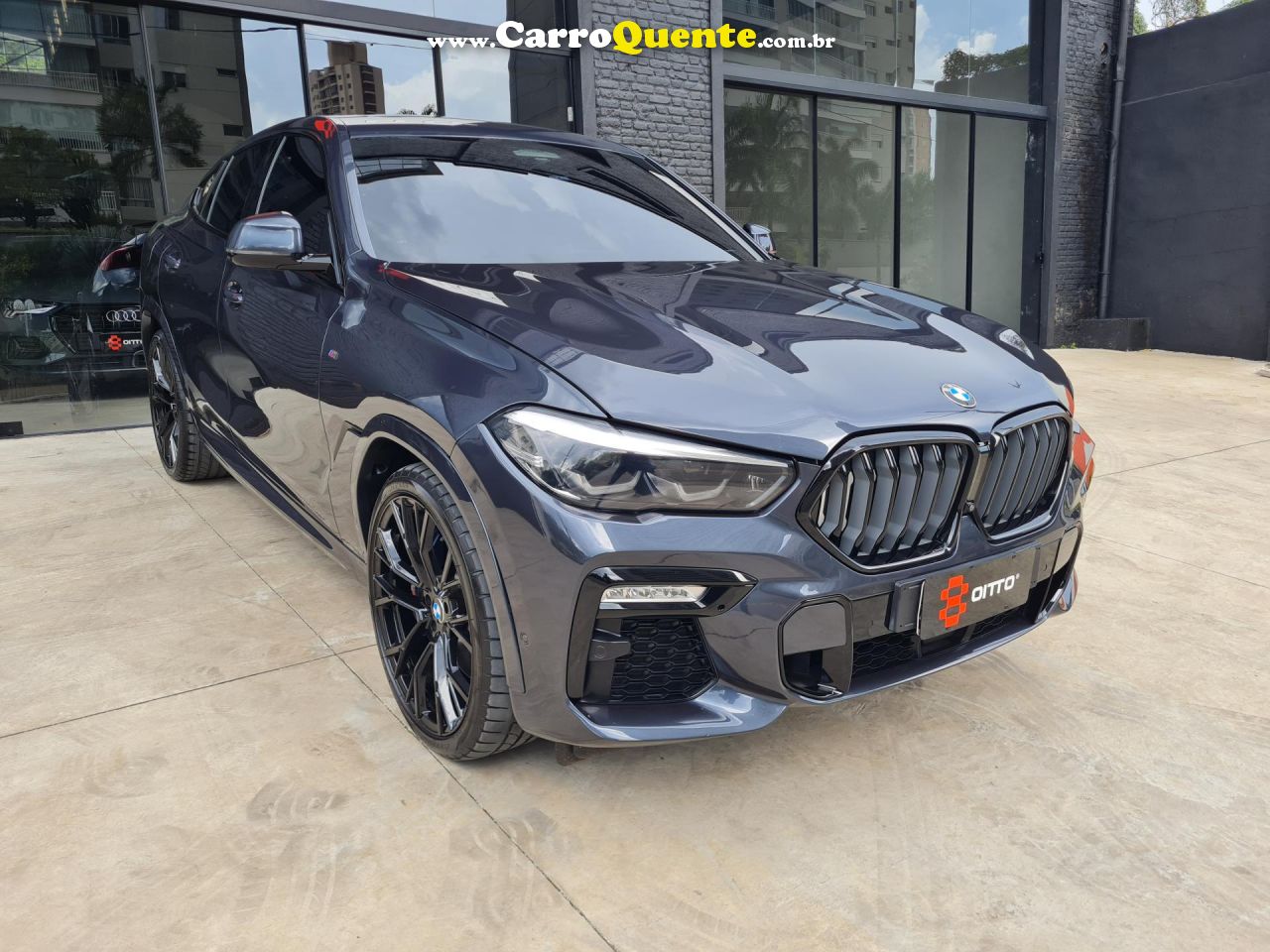 BMW   X6 XDRIVE 40I M SPORT 3.0 BI-TURBO   CINZA 2020 3.0 GASOLINA - Loja