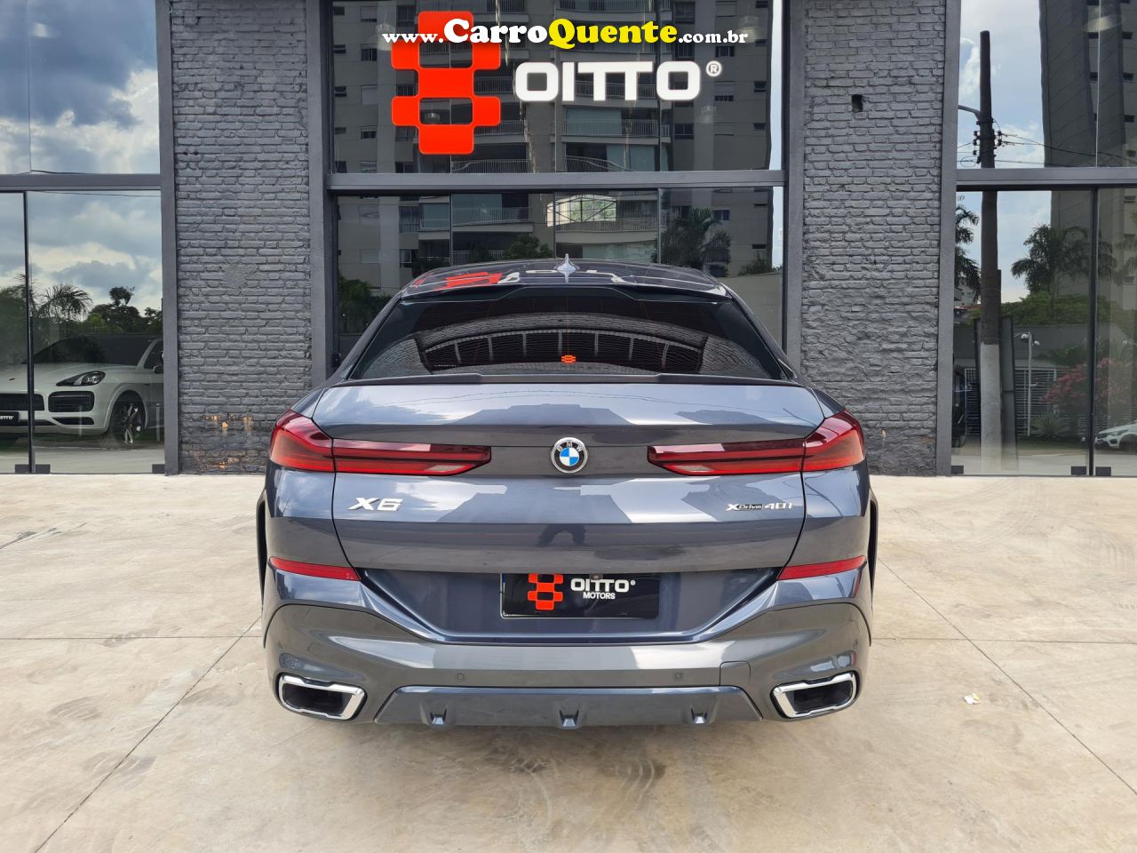 BMW   X6 XDRIVE 40I M SPORT 3.0 BI-TURBO   CINZA 2020 3.0 GASOLINA - Loja