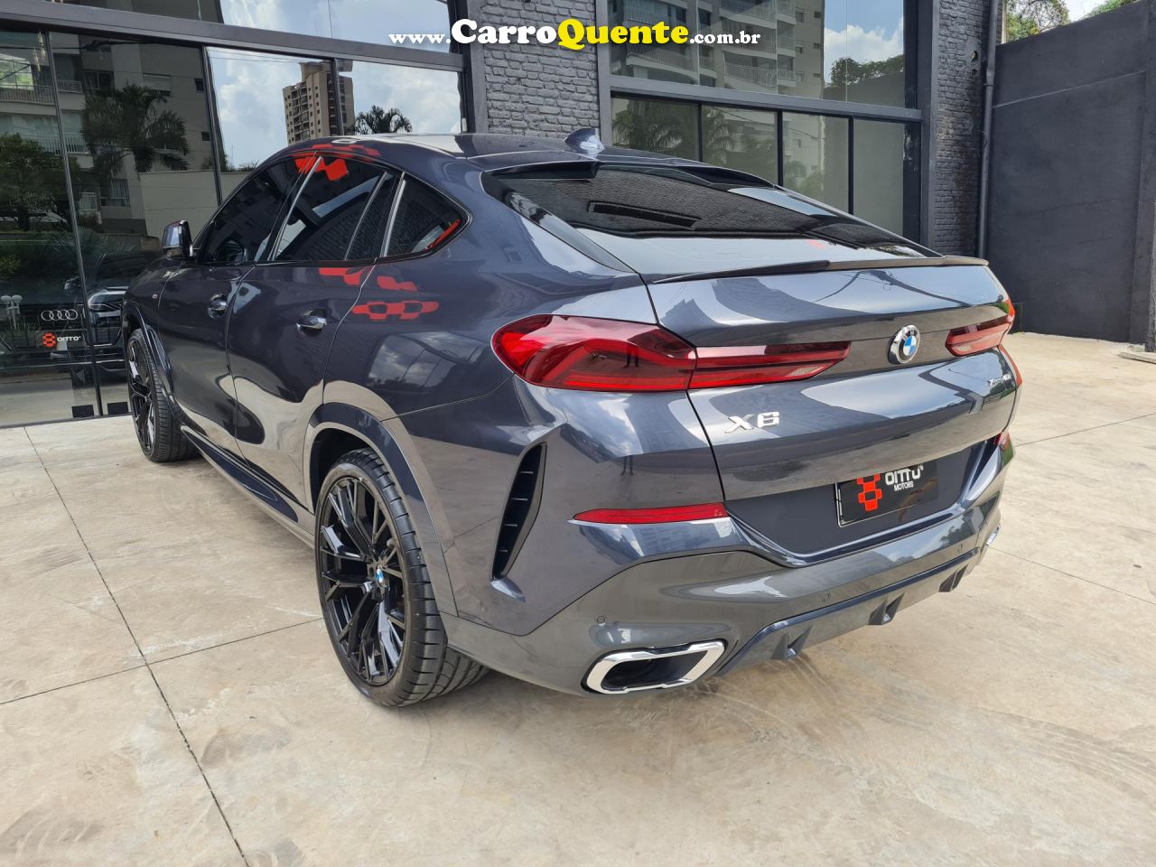 BMW   X6 XDRIVE 40I M SPORT 3.0 BI-TURBO   CINZA 2020 3.0 GASOLINA - Loja