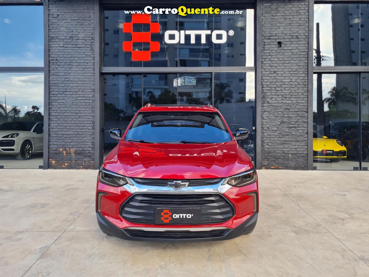 CHEVROLET   TRACKER PREMIER 1.2 TURBO 12V FLEX AUT.   VERMELHO 2023 1.2 FLEX - Loja