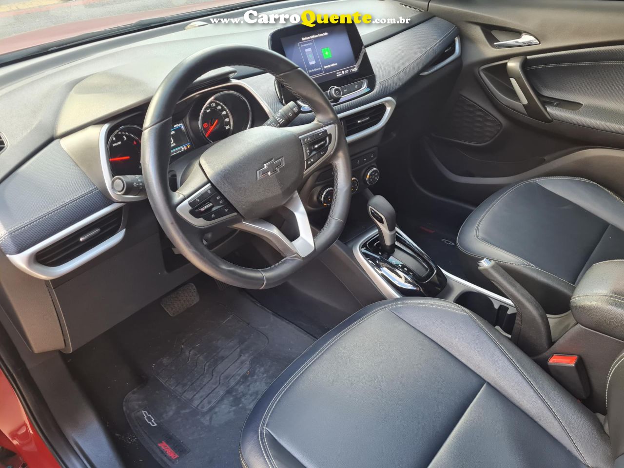 CHEVROLET   TRACKER PREMIER 1.2 TURBO 12V FLEX AUT.   VERMELHO 2023 1.2 FLEX - Loja