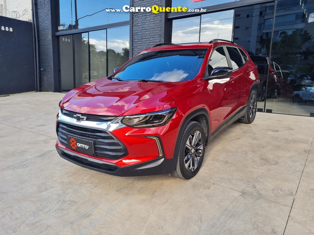 CHEVROLET   TRACKER PREMIER 1.2 TURBO 12V FLEX AUT.   VERMELHO 2023 1.2 FLEX - Loja