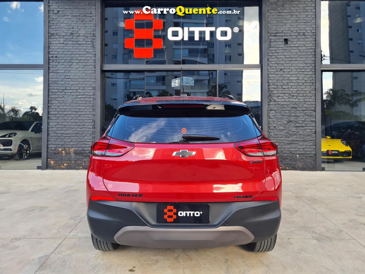 CHEVROLET   TRACKER PREMIER 1.2 TURBO 12V FLEX AUT.   VERMELHO 2023 1.2 FLEX - Loja