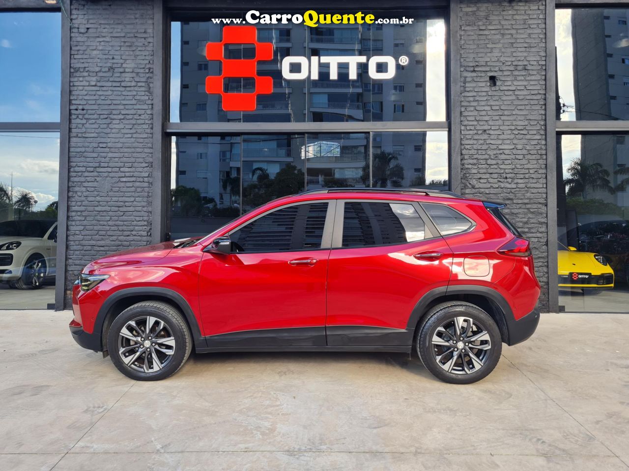 CHEVROLET   TRACKER PREMIER 1.2 TURBO 12V FLEX AUT.   VERMELHO 2023 1.2 FLEX - Loja
