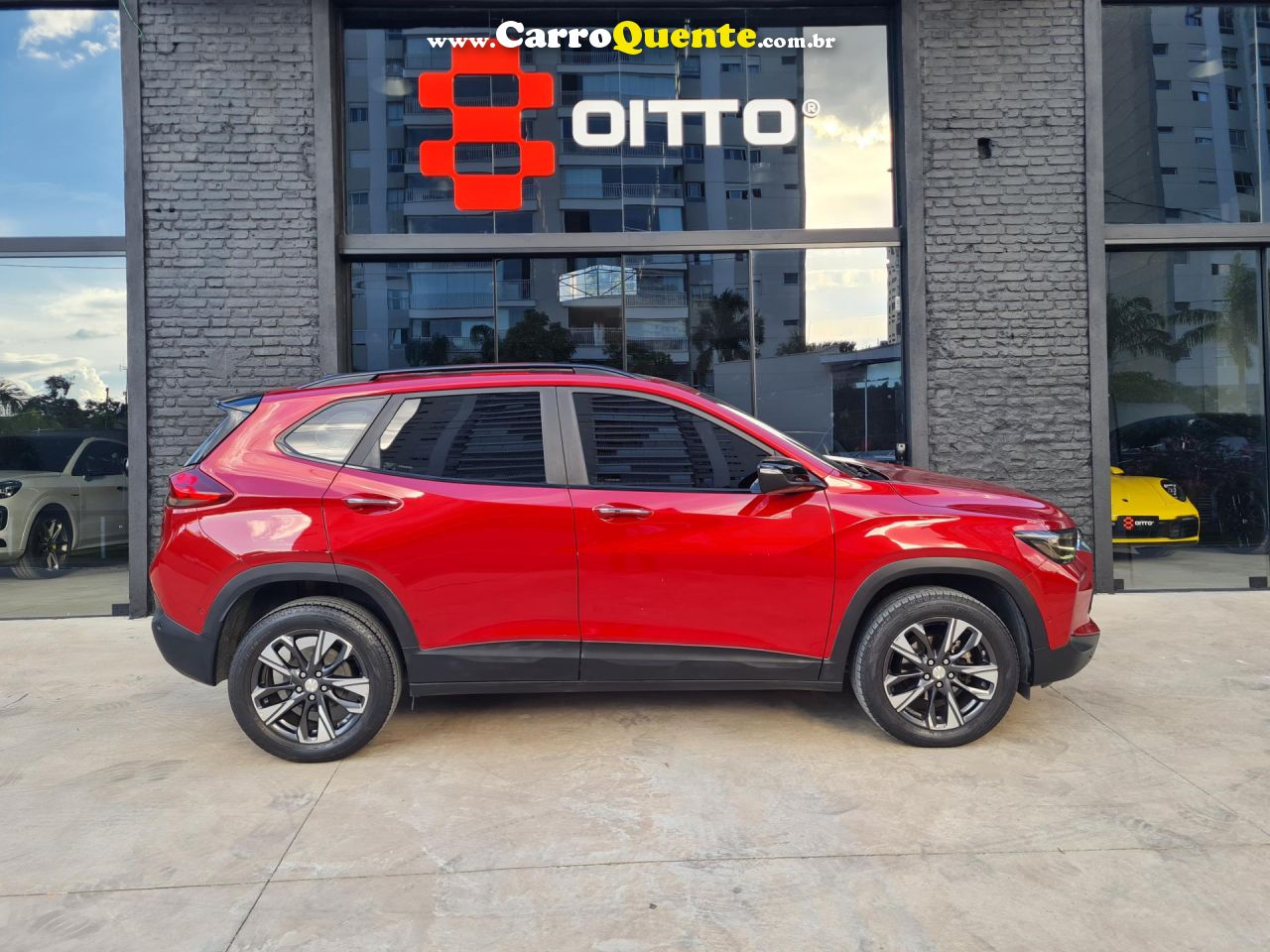CHEVROLET   TRACKER PREMIER 1.2 TURBO 12V FLEX AUT.   VERMELHO 2023 1.2 FLEX - Loja