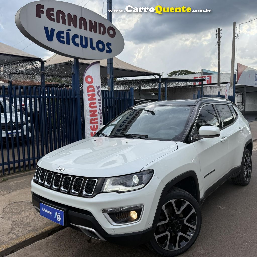 JEEP   COMPASS LIMITED 2.0 4X4 DIESEL 16V AUT.   BRANCO 2019 2.0 DIESEL - Loja