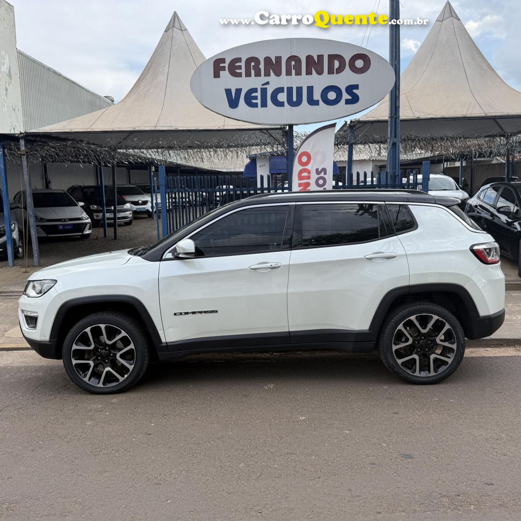 JEEP   COMPASS LIMITED 2.0 4X4 DIESEL 16V AUT.   BRANCO 2019 2.0 DIESEL - Loja