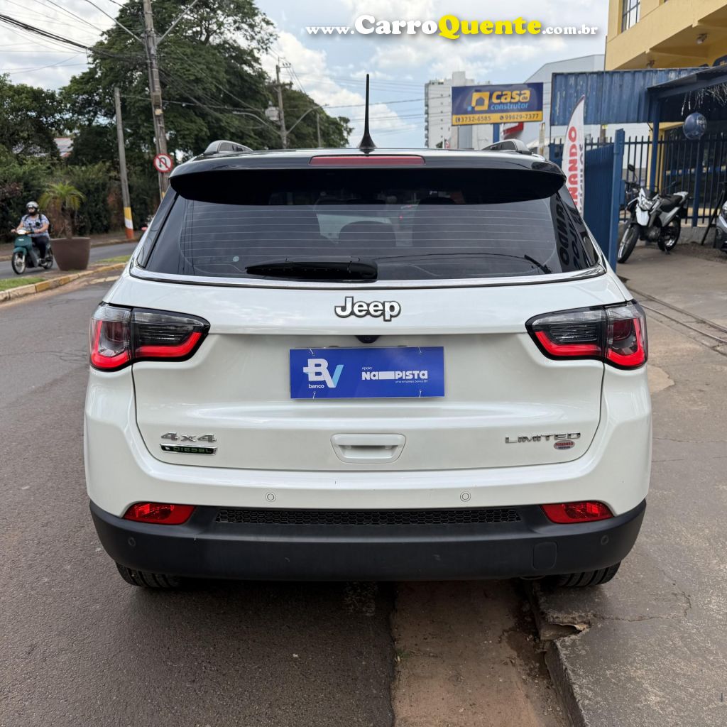 JEEP   COMPASS LIMITED 2.0 4X4 DIESEL 16V AUT.   BRANCO 2019 2.0 DIESEL - Loja