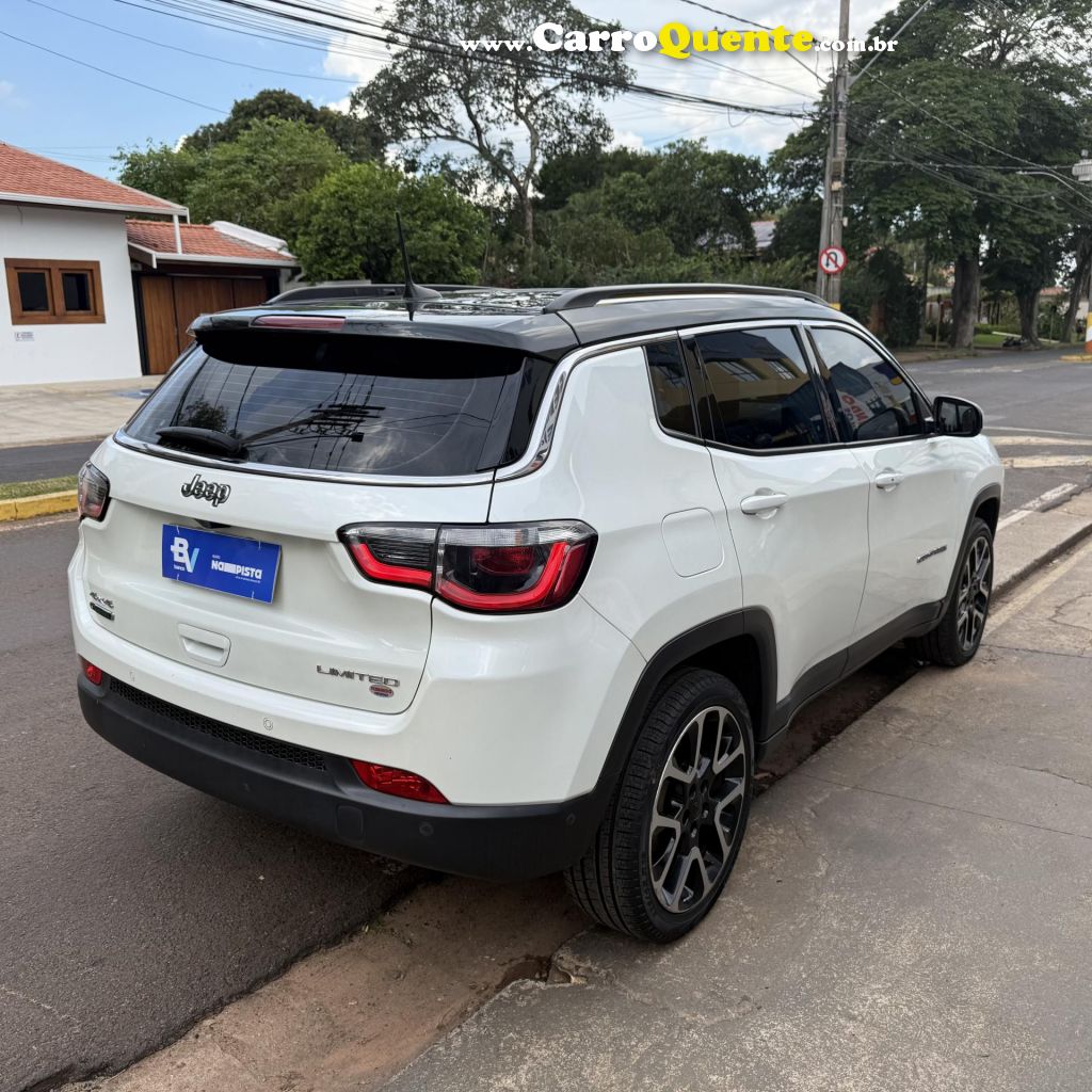 JEEP   COMPASS LIMITED 2.0 4X4 DIESEL 16V AUT.   BRANCO 2019 2.0 DIESEL - Loja