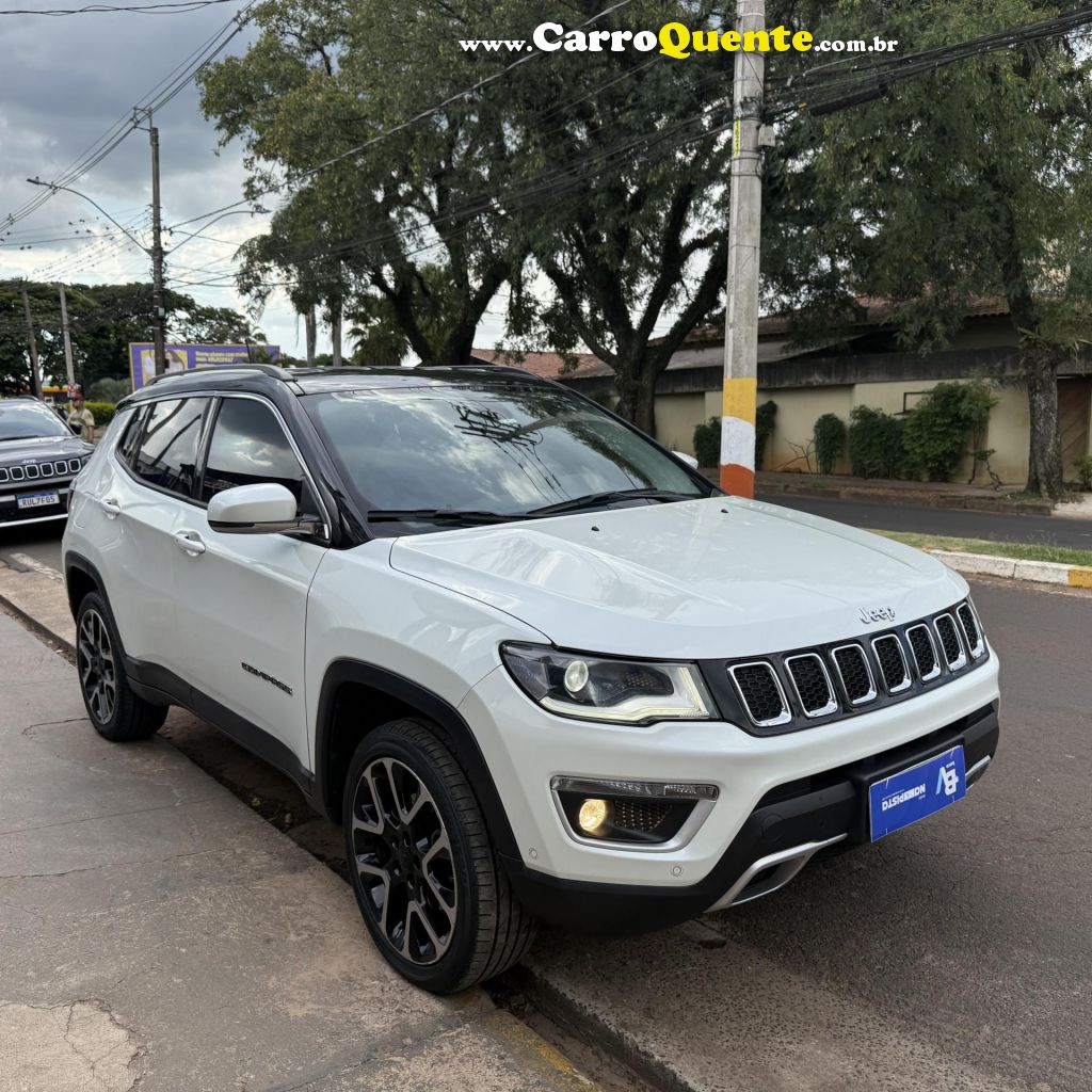 JEEP   COMPASS LIMITED 2.0 4X4 DIESEL 16V AUT.   BRANCO 2019 2.0 DIESEL - Loja