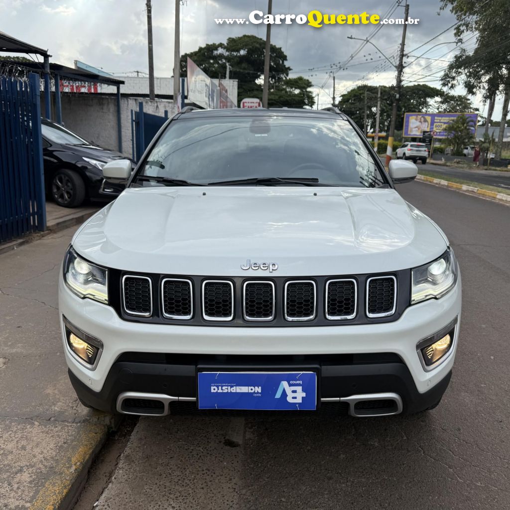 JEEP   COMPASS LIMITED 2.0 4X4 DIESEL 16V AUT.   BRANCO 2019 2.0 DIESEL - Loja