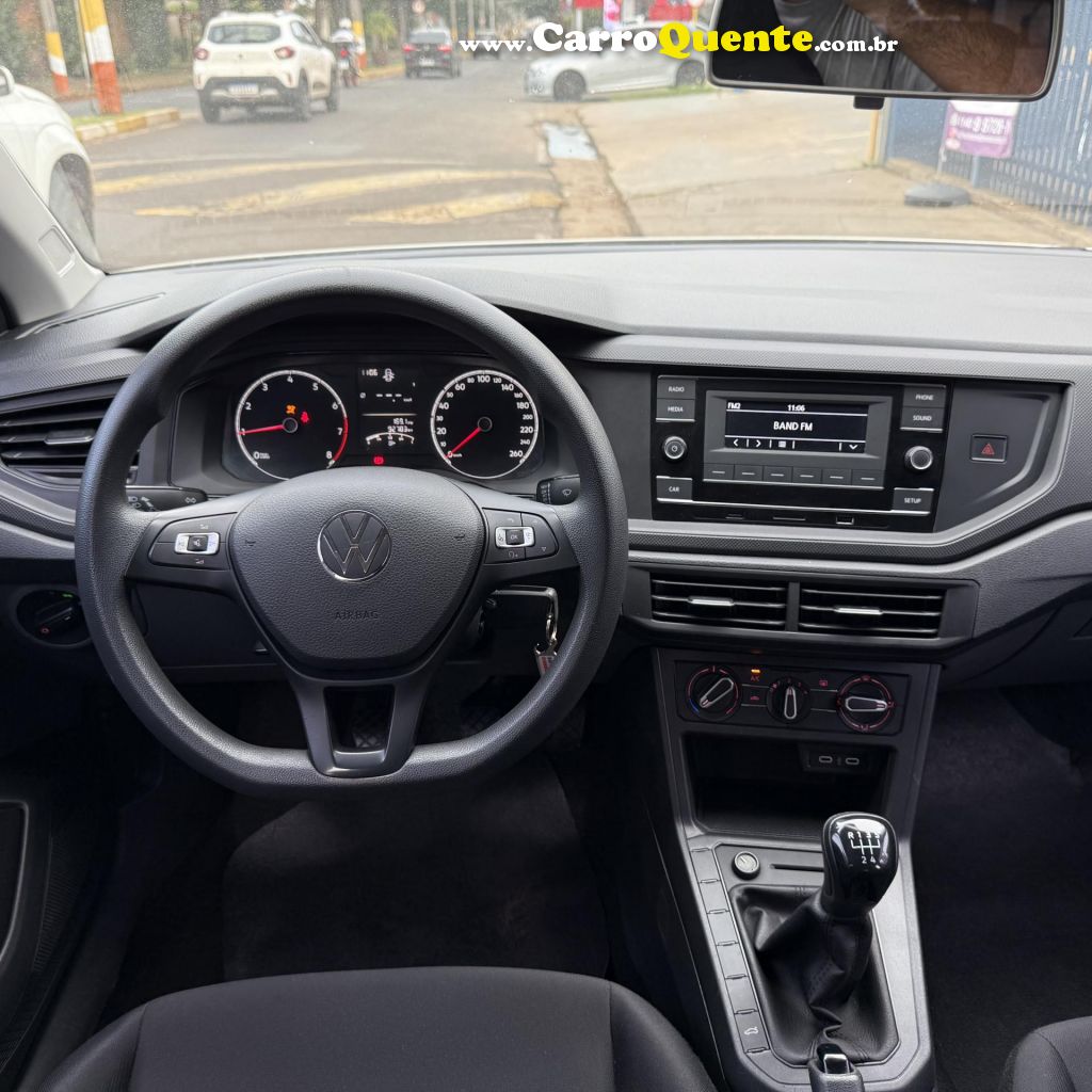 VOLKSWAGEN   POLO TRACK 1.0 FLEX 12V 5P   BRANCO 2024 1.0 FLEX - Loja