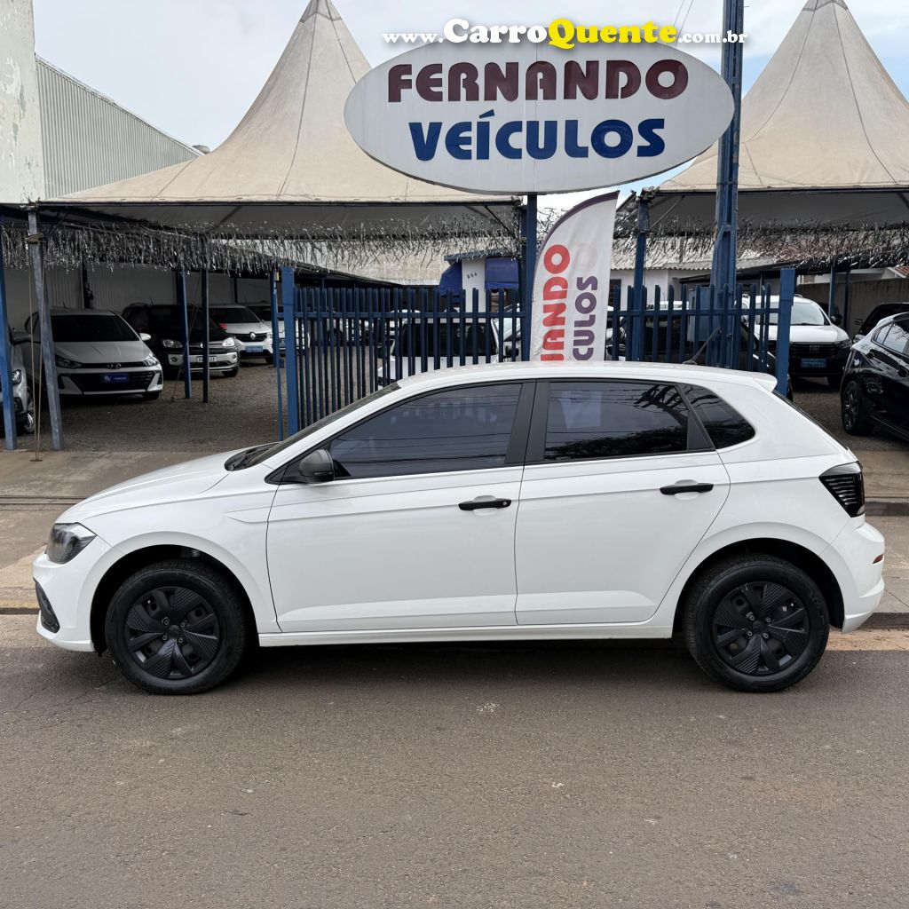 VOLKSWAGEN   POLO TRACK 1.0 FLEX 12V 5P   BRANCO 2024 1.0 FLEX - Loja