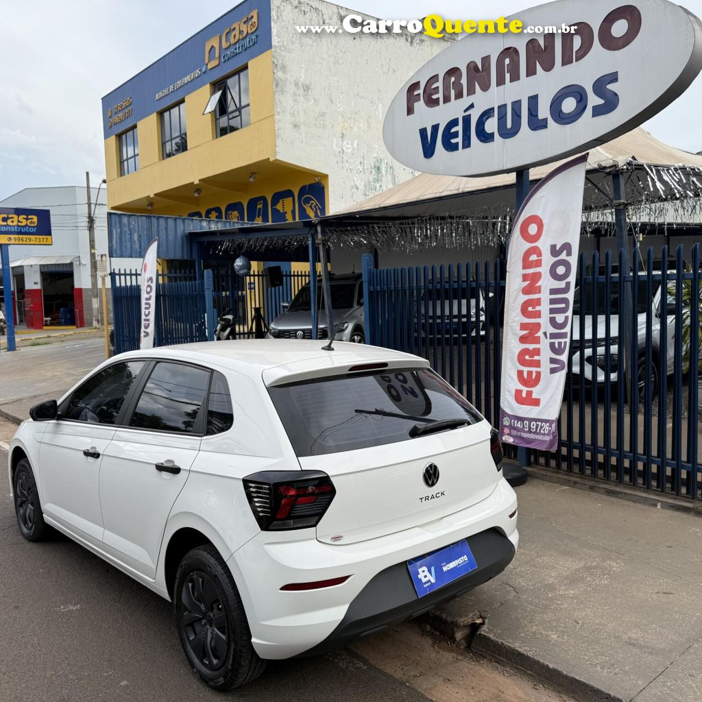 VOLKSWAGEN   POLO TRACK 1.0 FLEX 12V 5P   BRANCO 2024 1.0 FLEX - Loja