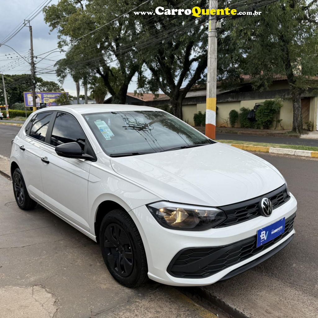 VOLKSWAGEN   POLO TRACK 1.0 FLEX 12V 5P   BRANCO 2024 1.0 FLEX - Loja