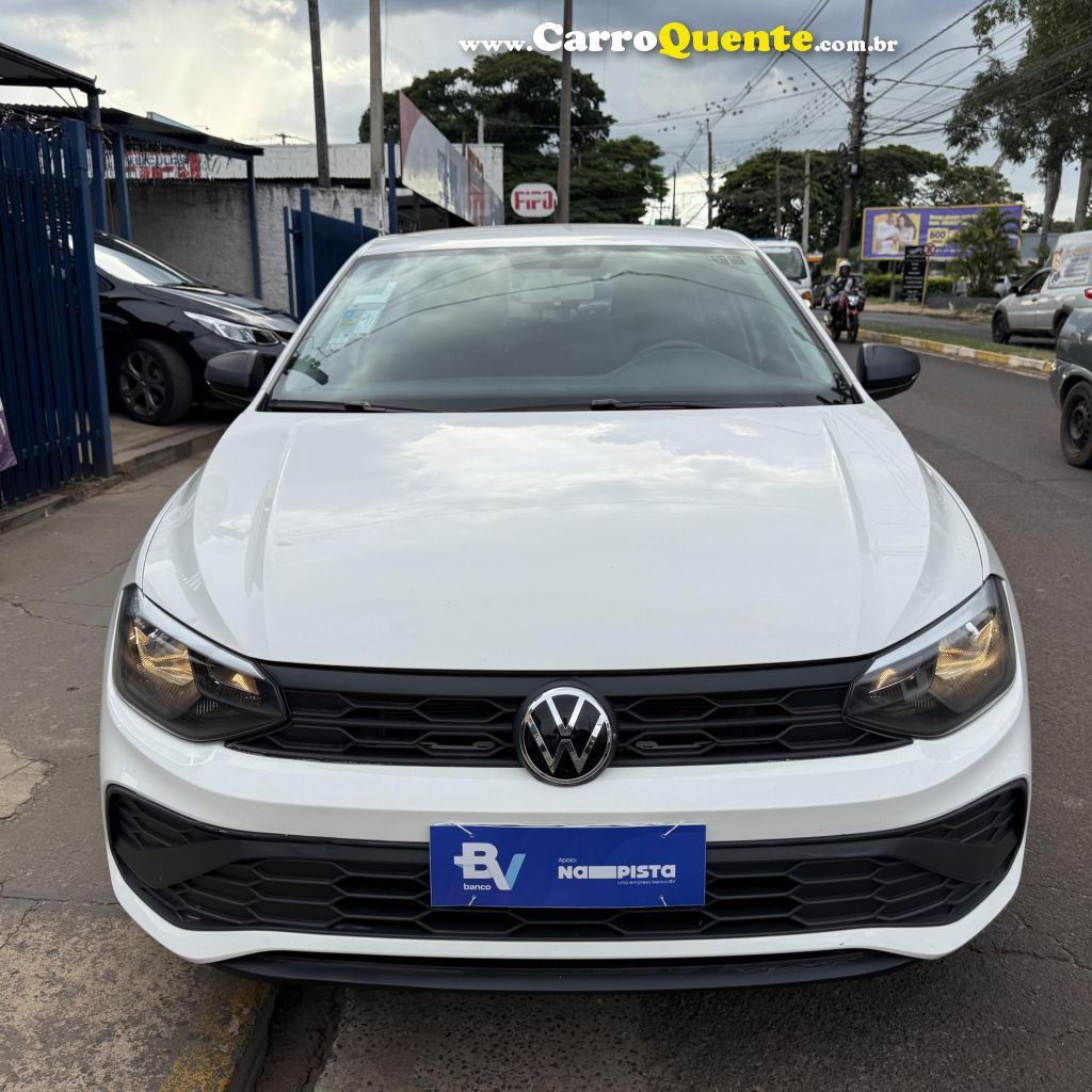 VOLKSWAGEN   POLO TRACK 1.0 FLEX 12V 5P   BRANCO 2024 1.0 FLEX - Loja