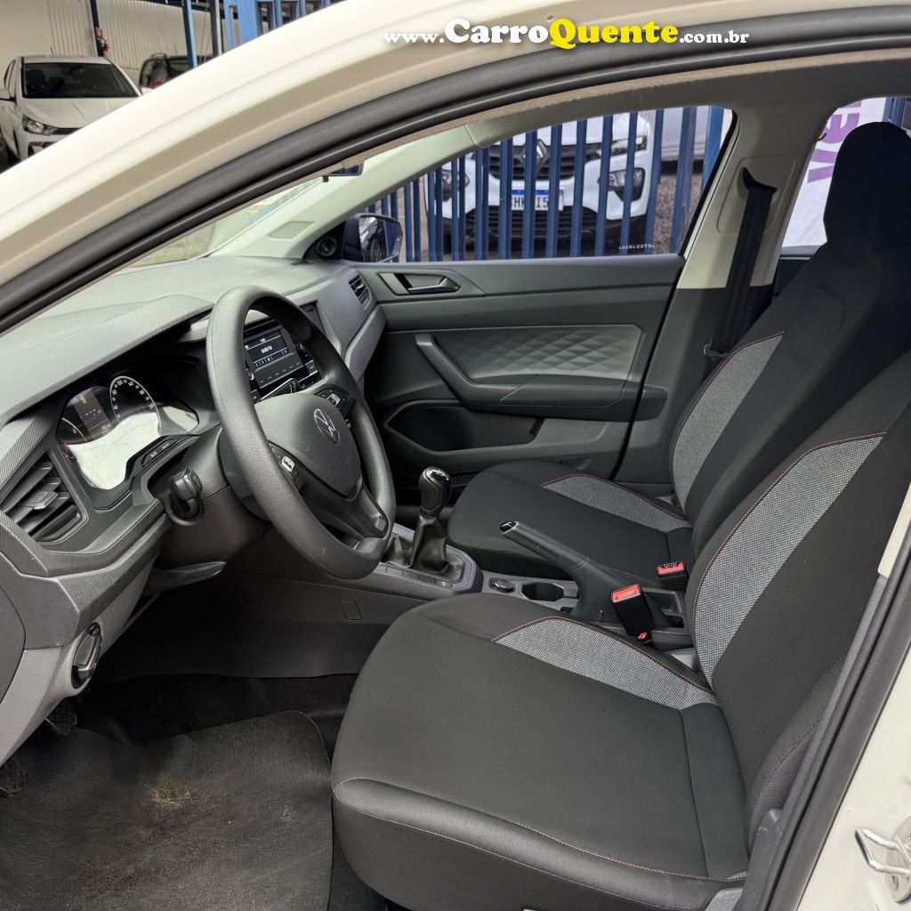 VOLKSWAGEN   POLO TRACK 1.0 FLEX 12V 5P   BRANCO 2024 1.0 FLEX - Loja