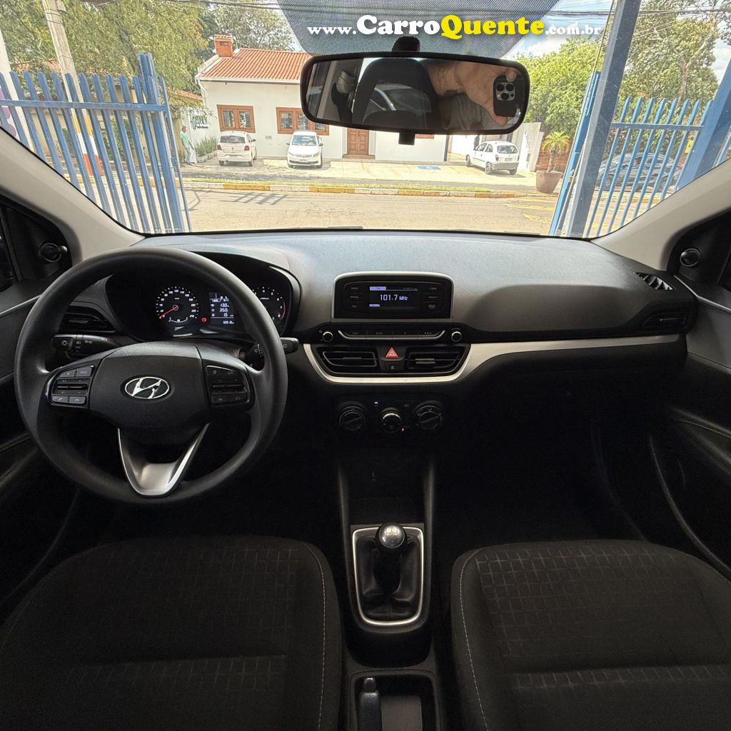 HYUNDAI   HB20 SENSE 1.0 FLEX 12V MEC.   PRETO 2024 1.0 FLEX - Loja