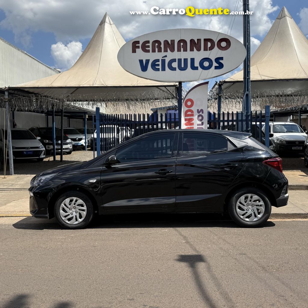 HYUNDAI   HB20 SENSE 1.0 FLEX 12V MEC.   PRETO 2024 1.0 FLEX - Loja