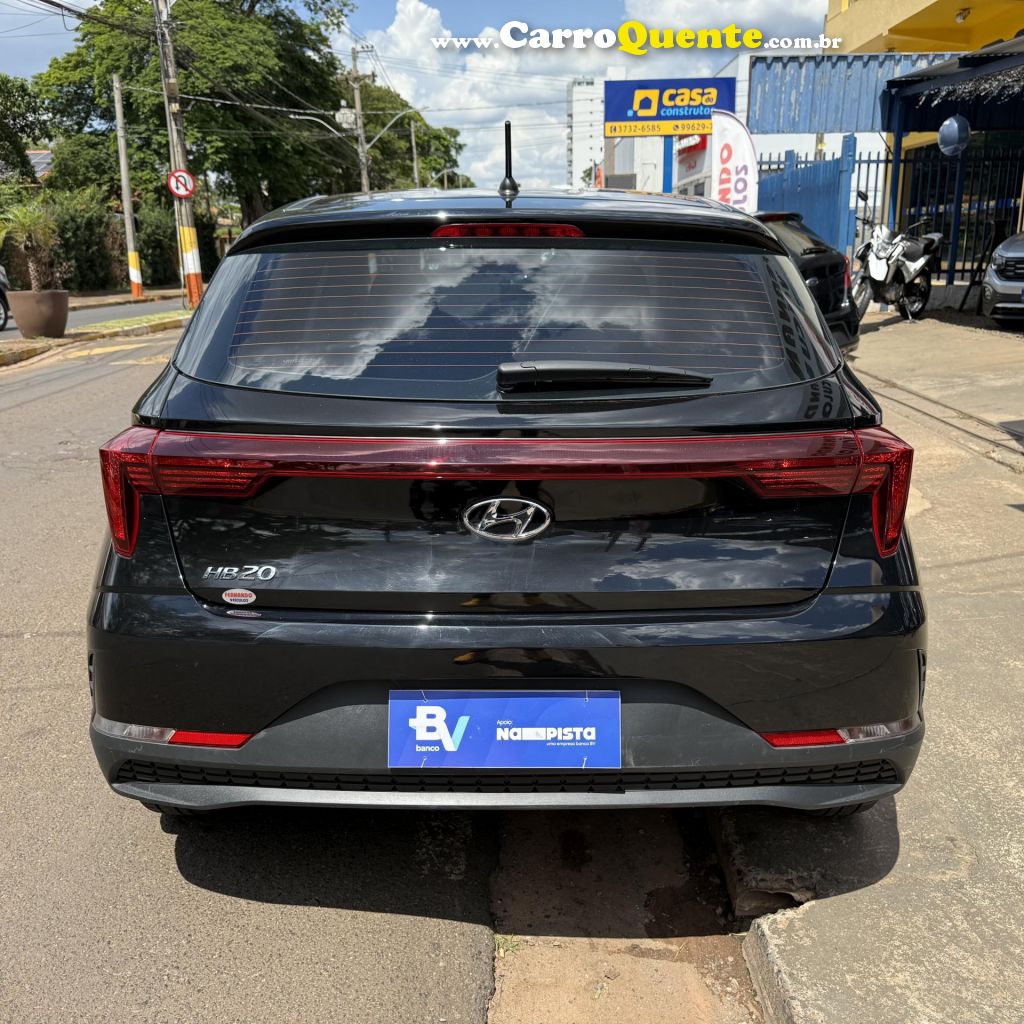HYUNDAI   HB20 SENSE 1.0 FLEX 12V MEC.   PRETO 2024 1.0 FLEX - Loja