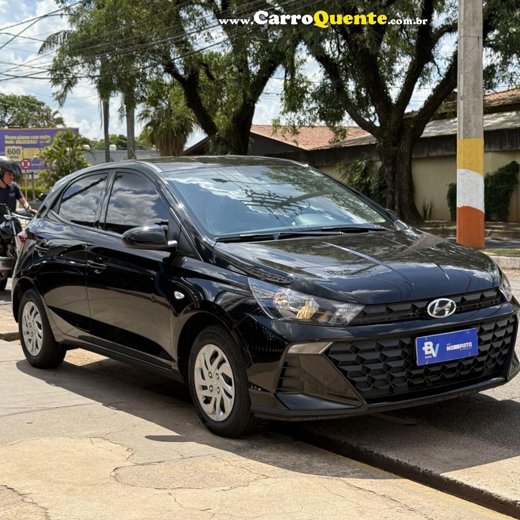 HYUNDAI   HB20 SENSE 1.0 FLEX 12V MEC.   PRETO 2024 1.0 FLEX - Loja