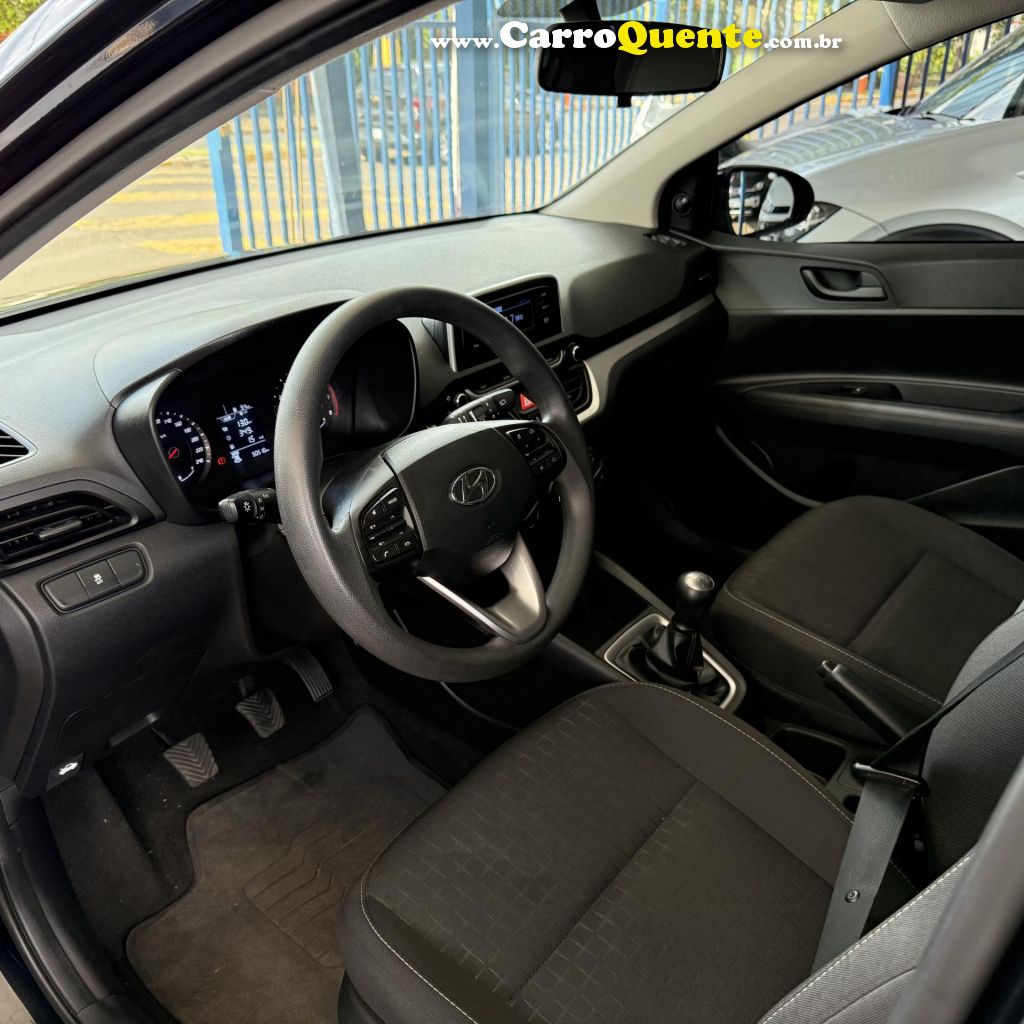 HYUNDAI   HB20 SENSE 1.0 FLEX 12V MEC.   PRETO 2024 1.0 FLEX - Loja