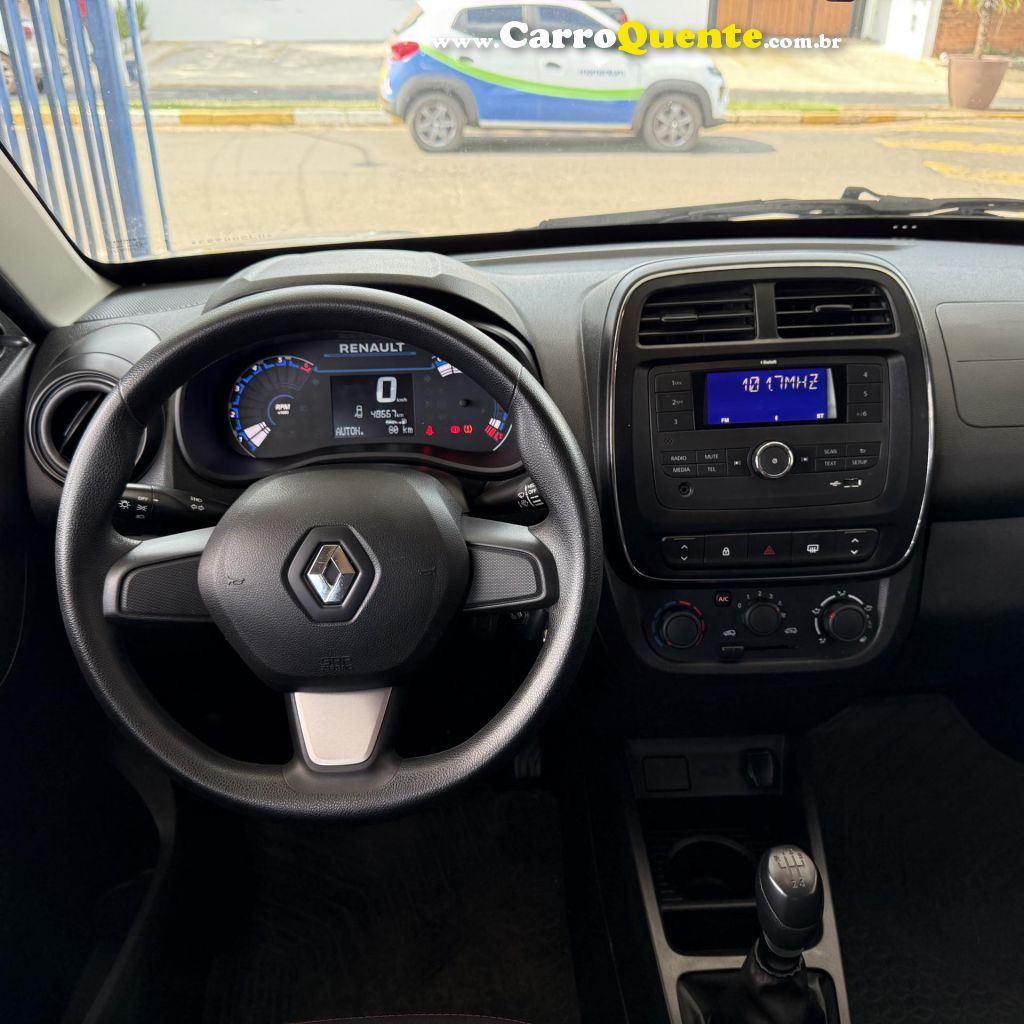 RENAULT   KWID ZEN 1.0 FLEX 12V 5P MEC.   BRANCO 2024 1.0 FLEX - Loja
